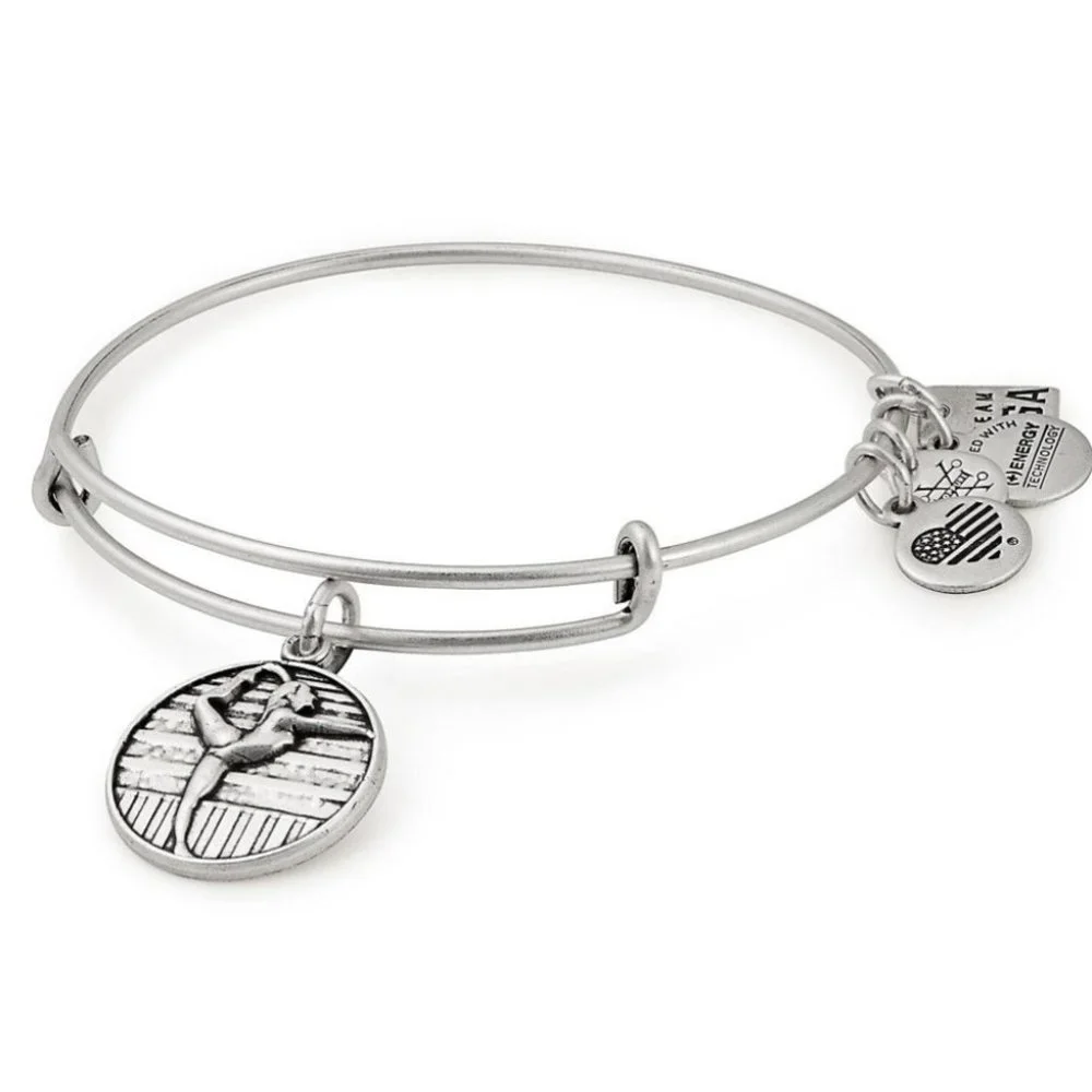 Alex and Ani GYMNASTICS Expandable Bangle Bracelet - Picture 2 of 5